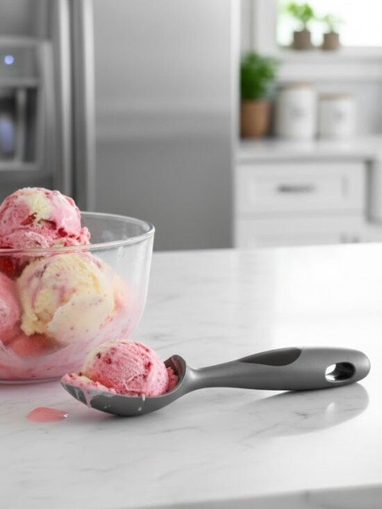 Pampered Chef Deluxe Ice Cream Scoop - Sealed, New in Bag (NIB) - Picture 1 of 3